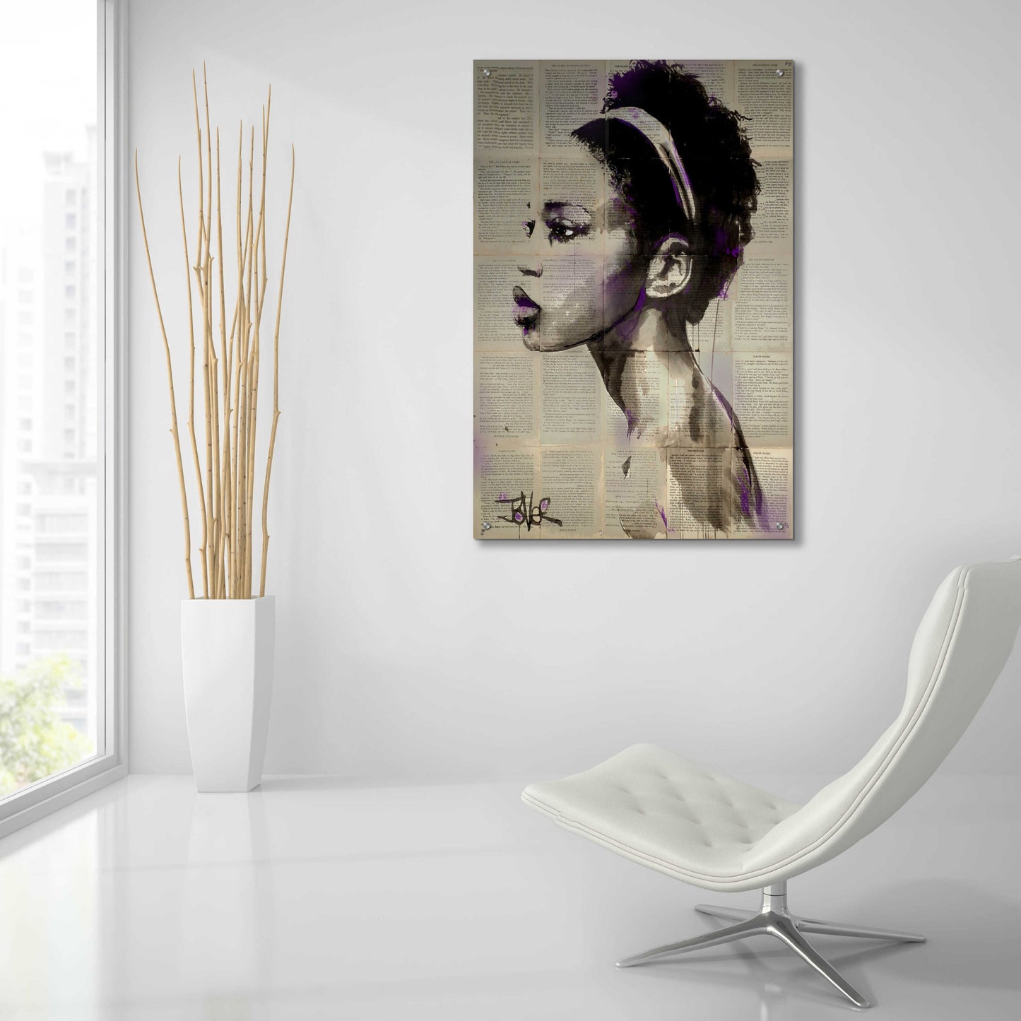 Epic Art 'Legends' by Loui Jover, Acrylic Glass Wall Art,24x36