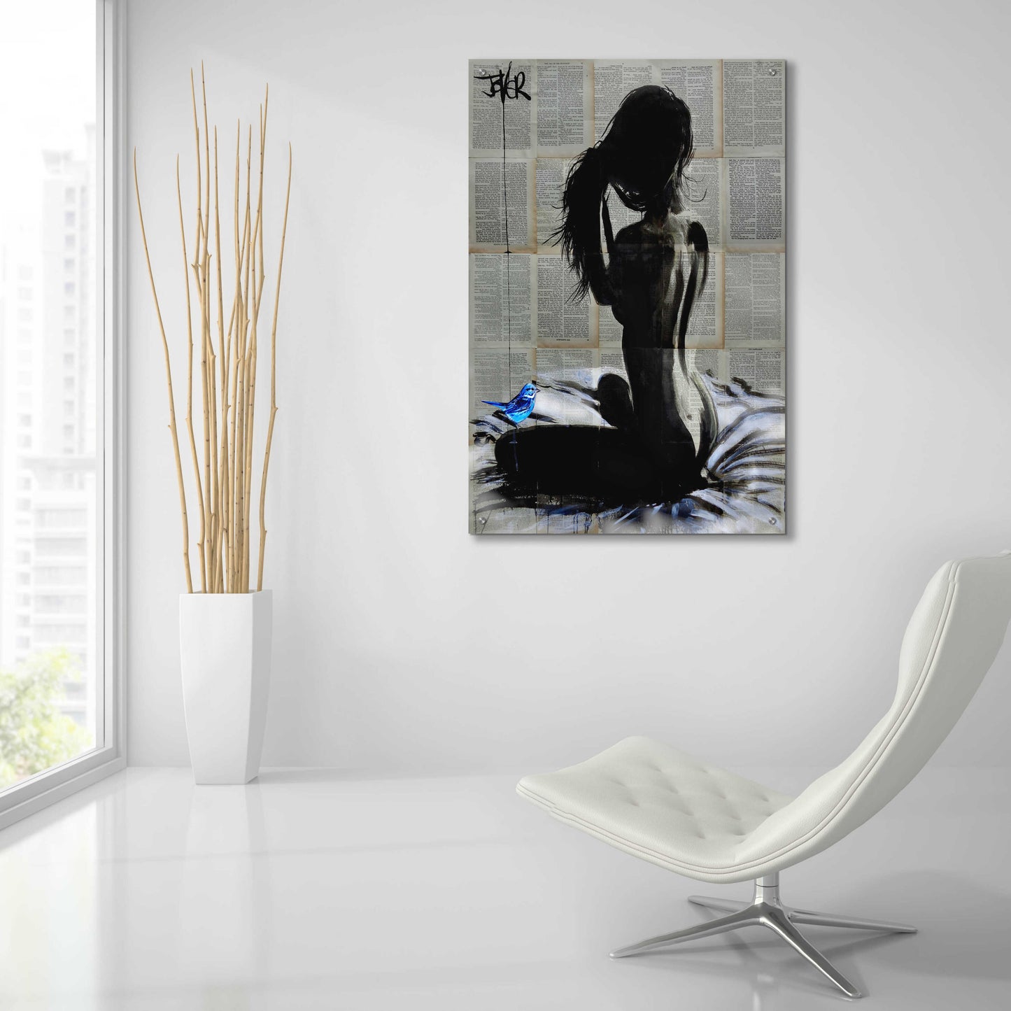 Epic Art 'New Day New Hope' by Loui Jover, Acrylic Glass Wall Art,24x36