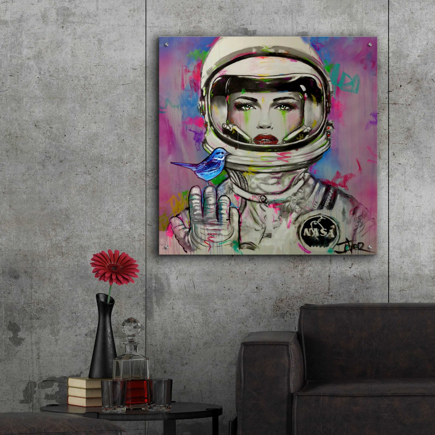 Epic Art 'Nova Nova' by Loui Jover, Acrylic Glass Wall Art,36x36