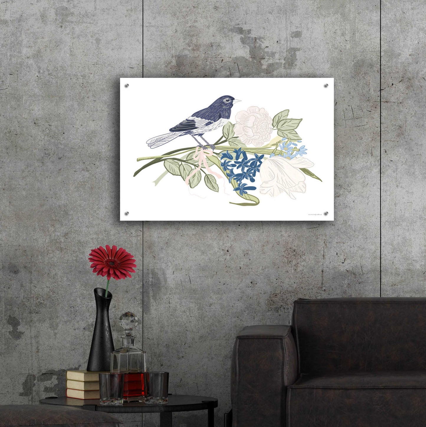 Epic Art 'Fresh Bouquet' by Kamdon Kreations, Acrylic Glass Wall Art,36x24