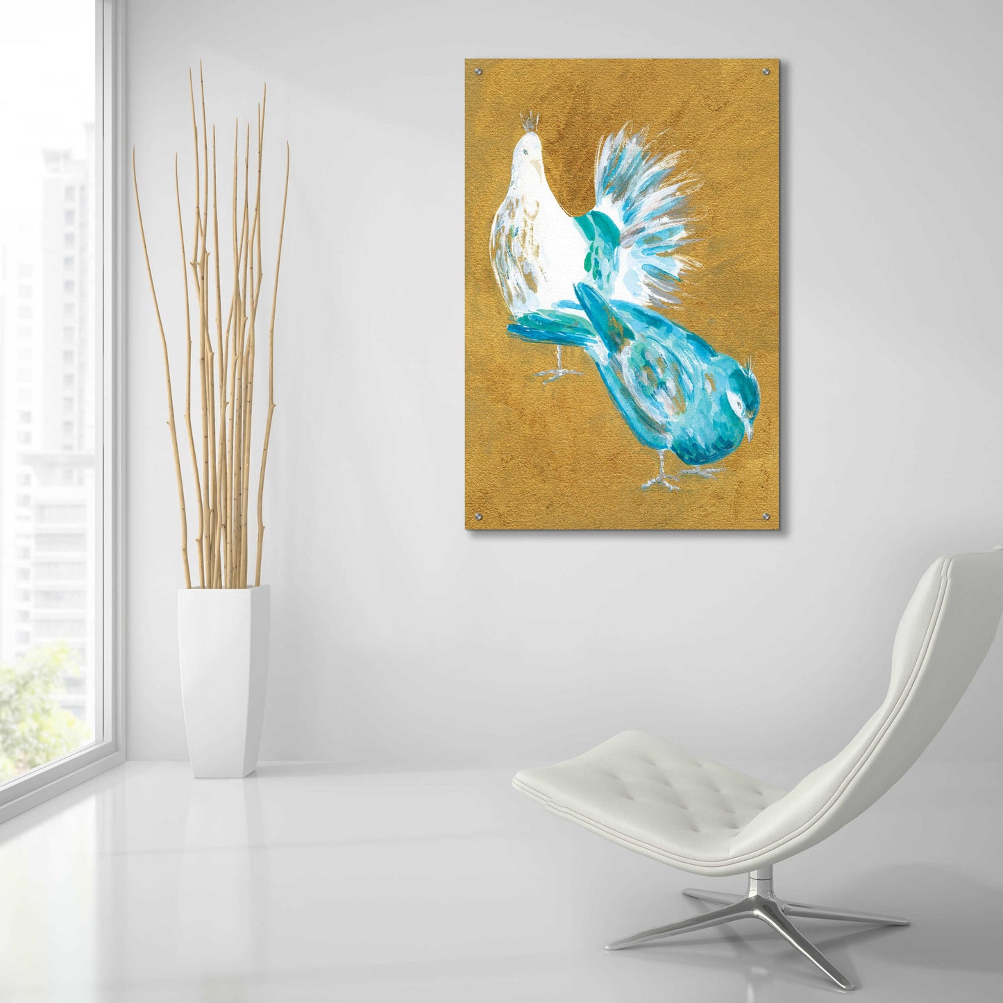 Epic Art 'Roaming Royalty' by Kamdon Kreations, Acrylic Glass Wall Art,24x36