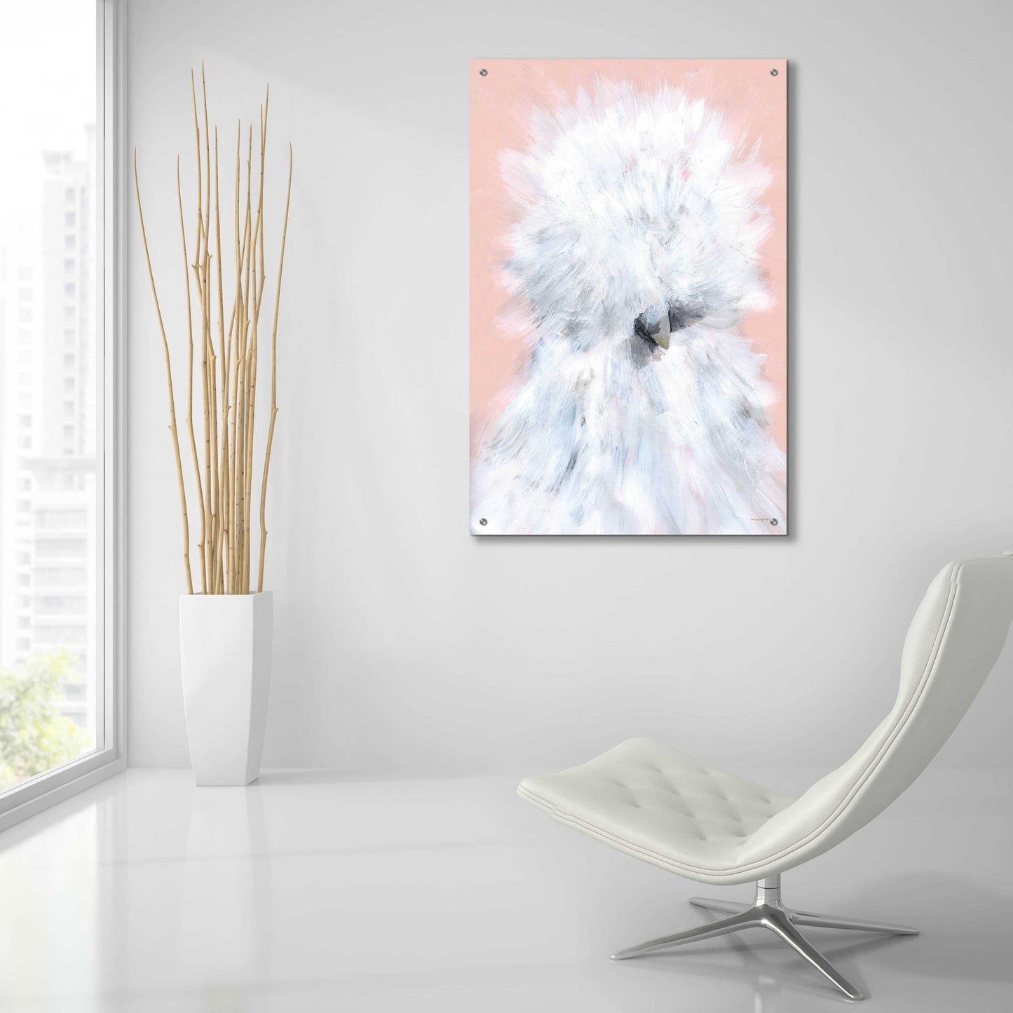 Epic Art 'That Chick Has Great Hair' by Kamdon Kreations, Acrylic Glass Wall Art,24x36