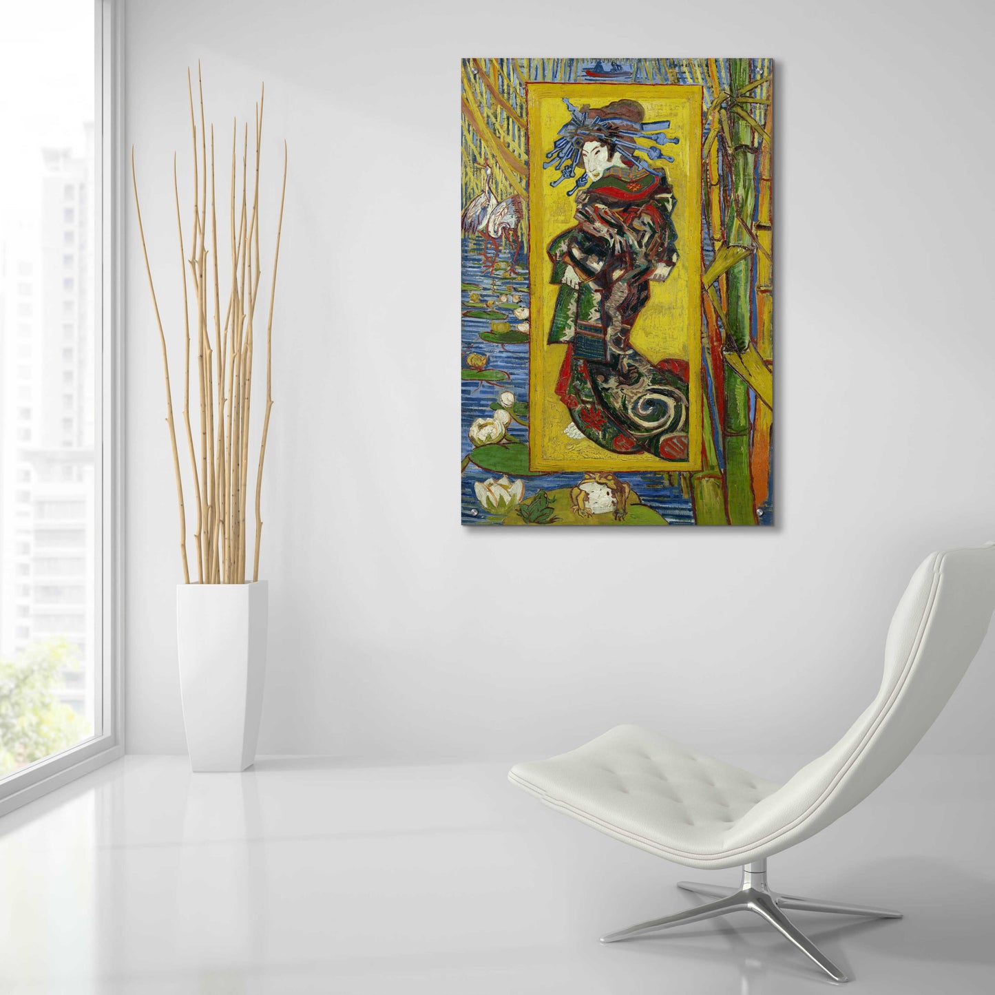 Epic Art 'Courtesan- After Eisen' by Vincent Van Gogh, Acrylic Glass Wall Art,24x36