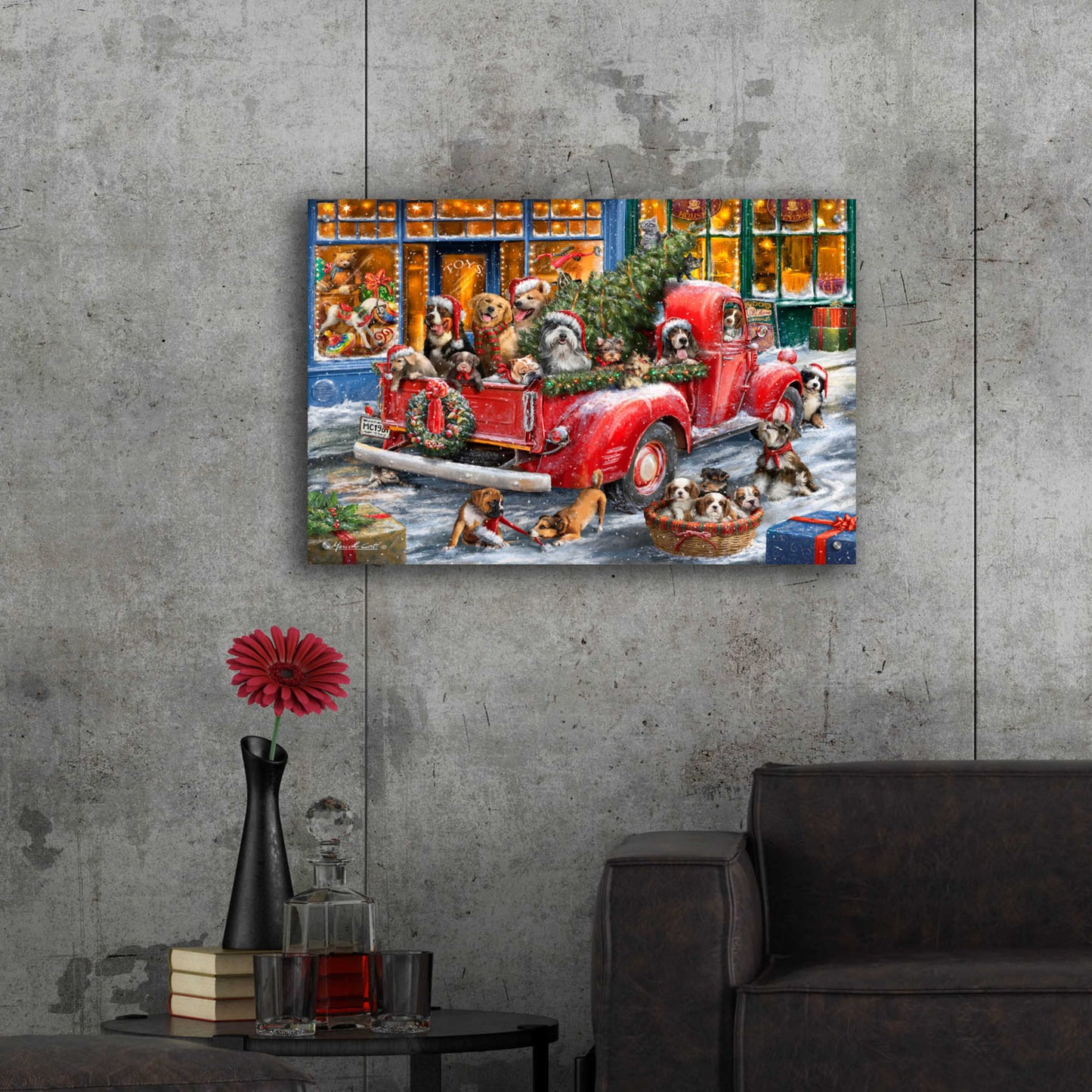 Epic Art 'Trip to the Toy Shoppe' by Ali Corti, Acrylic Glass Wall Art,36x24