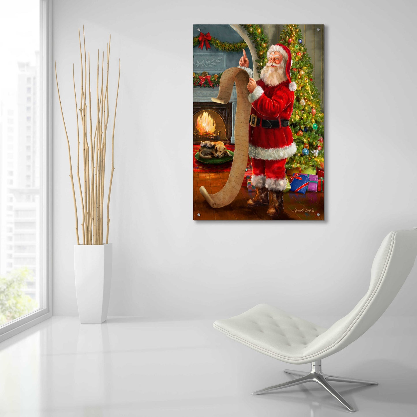 Epic Art 'The Good List' by Ali Corti, Acrylic Glass Wall Art,24x36