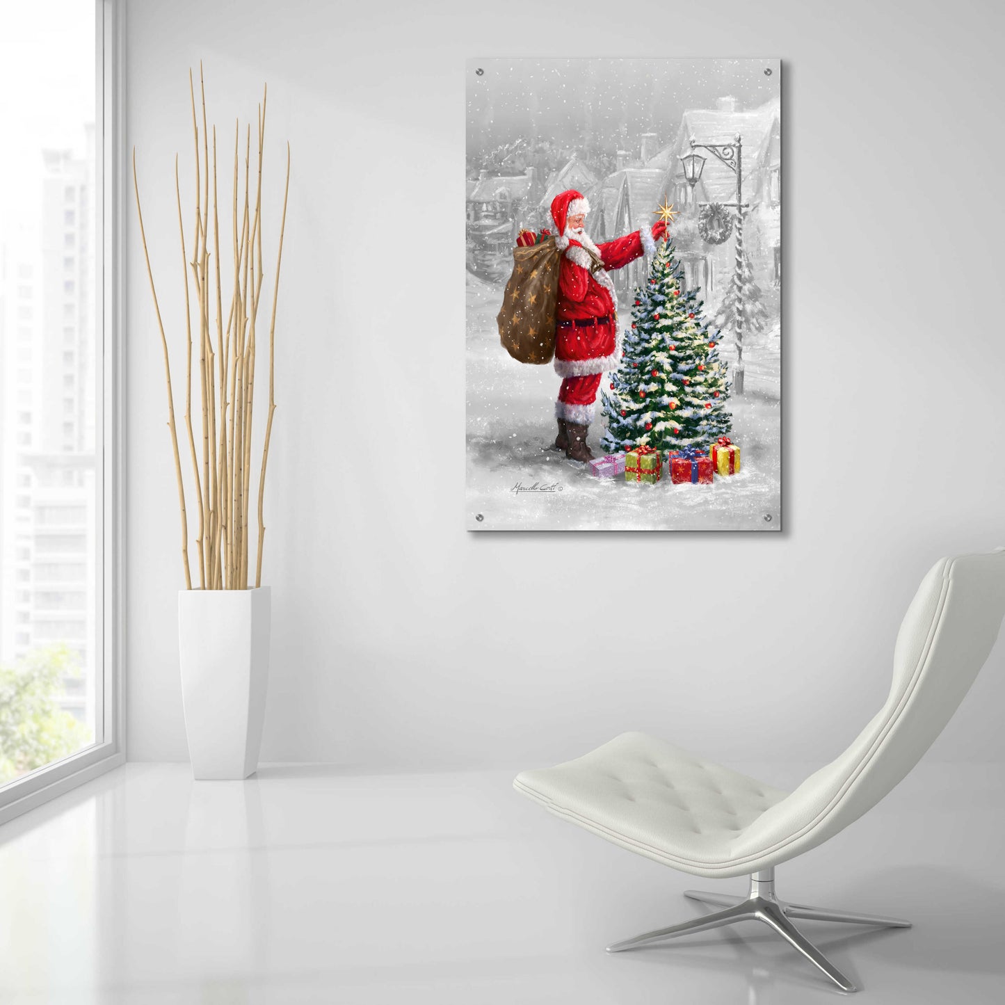 Epic Art 'The Final Touch' by Ali Corti, Acrylic Glass Wall Art,24x36