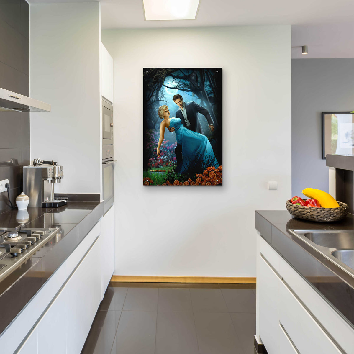 Epic Art 'Twilight' by JJ Brando, Acrylic Glass Wall Art,24x36