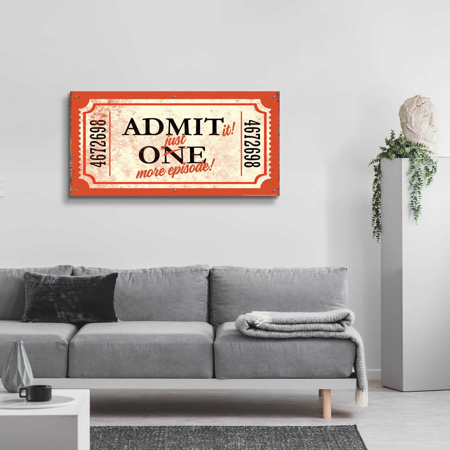 Epic Art 'Just One More' by JJ Brando, Acrylic Glass Wall Art,48x24