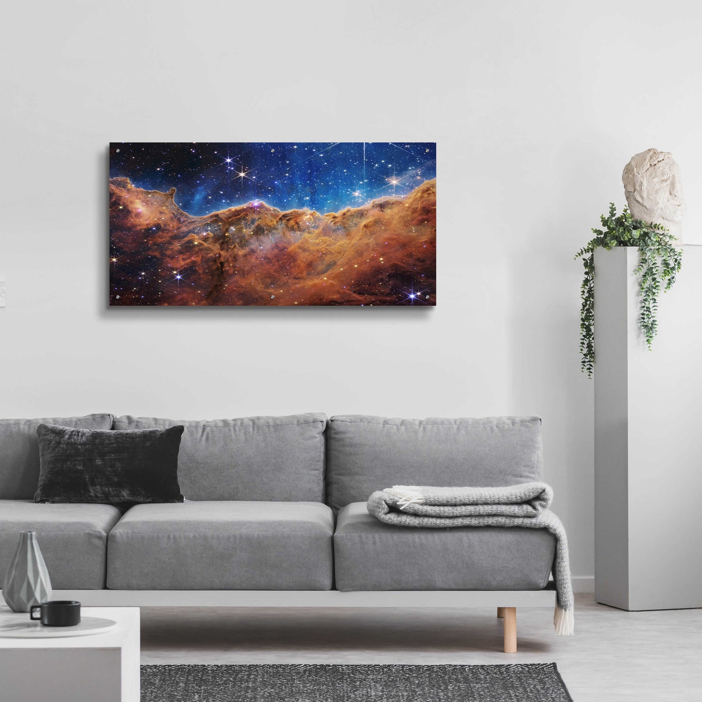 Epic Art 'Cosmic Cliffs 2 in the Carina Nebula' by NASA, Acrylic Glass Wall Art,48x24