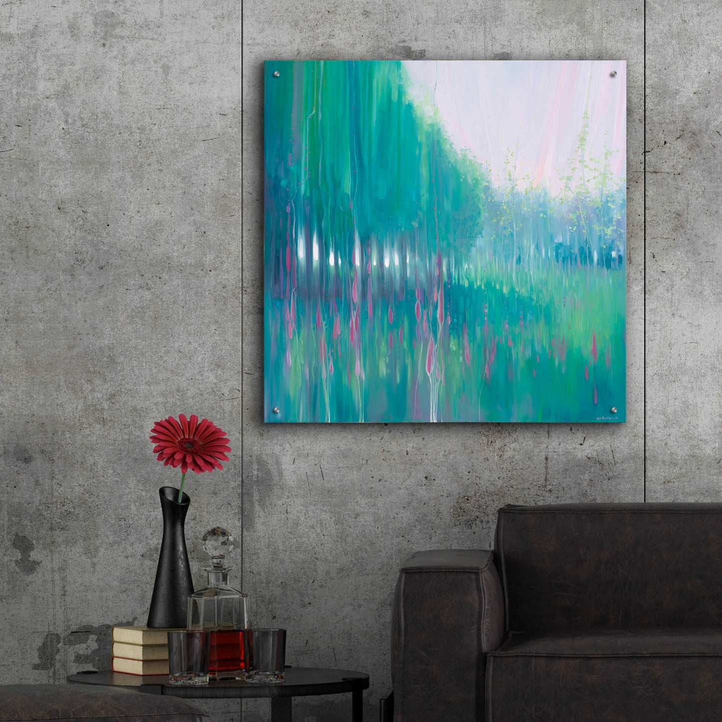 Epic Art 'Timeless Meadow' by Gill Bustamante, Acrylic Glass Wall Art,36x36