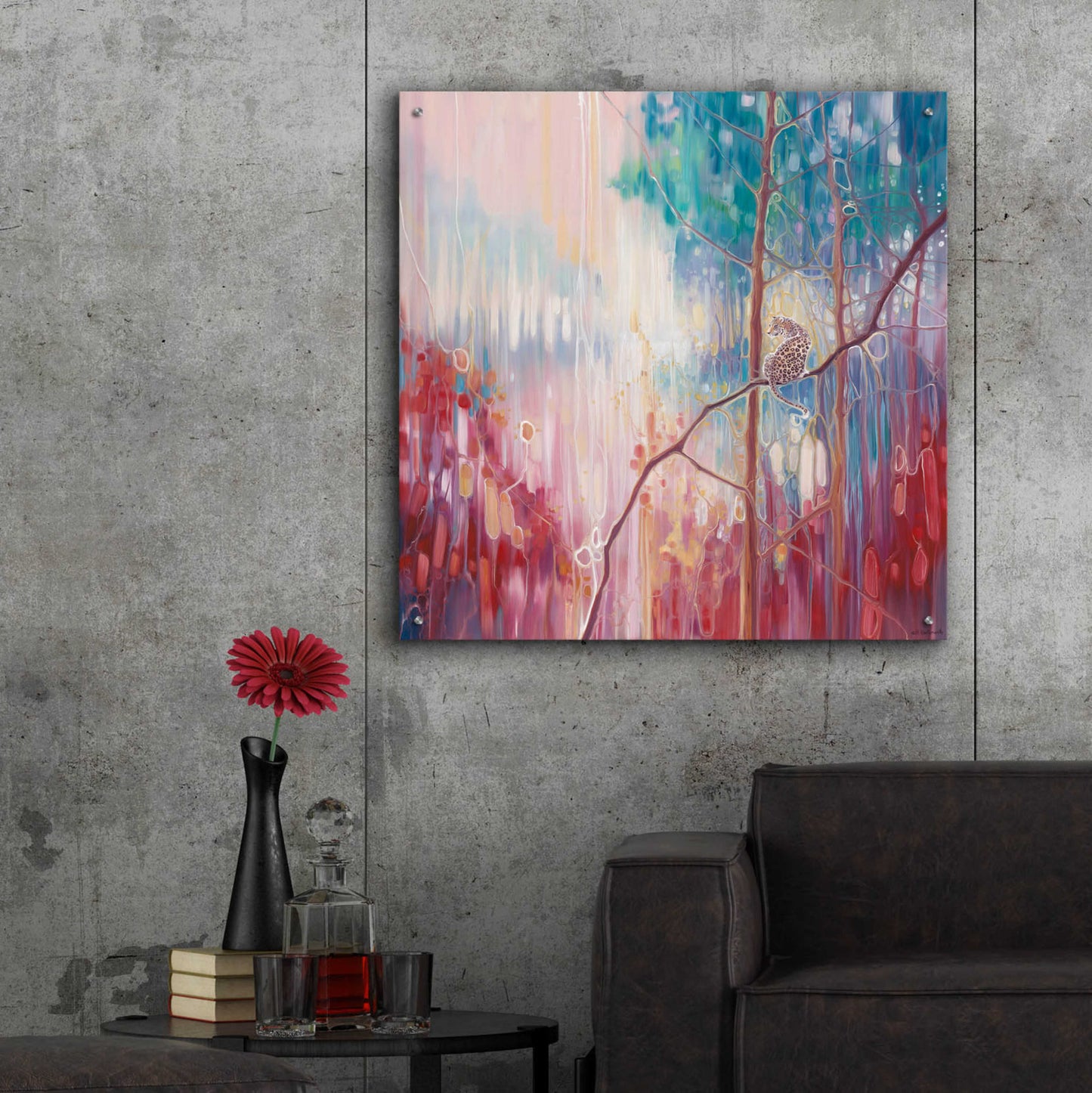 Epic Art 'Weaving Magic' by Gill Bustamante, Acrylic Glass Wall Art,36x36