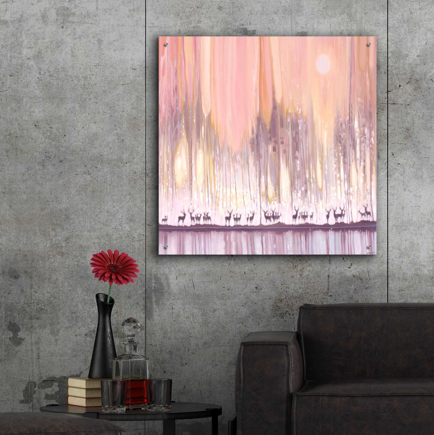 Epic Art 'Ice Watchers' by Gill Bustamante, Acrylic Glass Wall Art,36x36