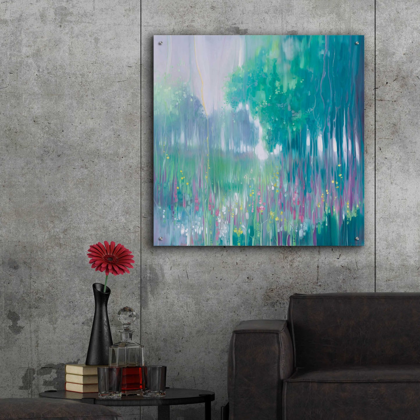 Epic Art 'June Melody' by Gill Bustamante, Acrylic Glass Wall Art,36x36