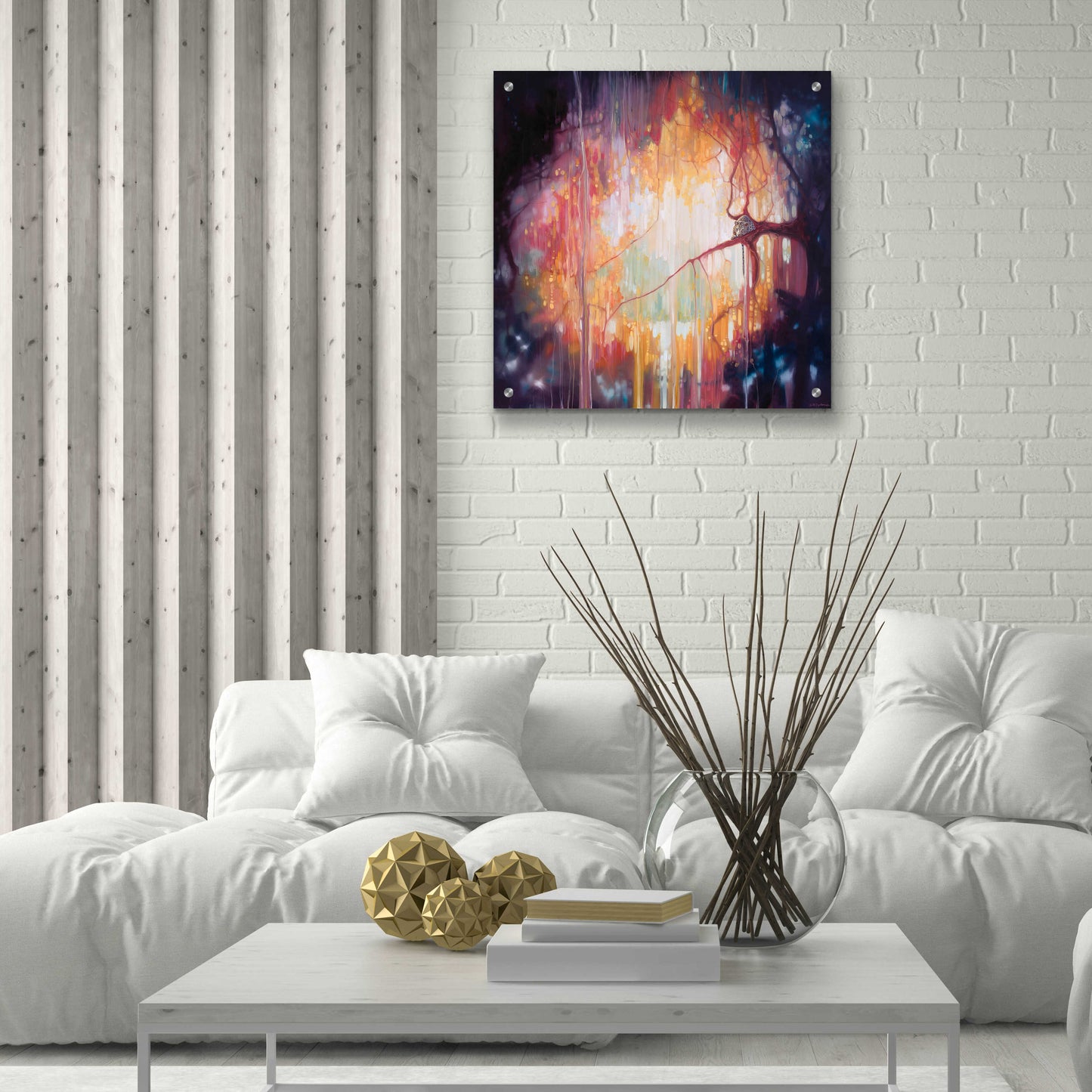 Epic Art 'Jungle Portal' by Gill Bustamante, Acrylic Glass Wall Art,24x24