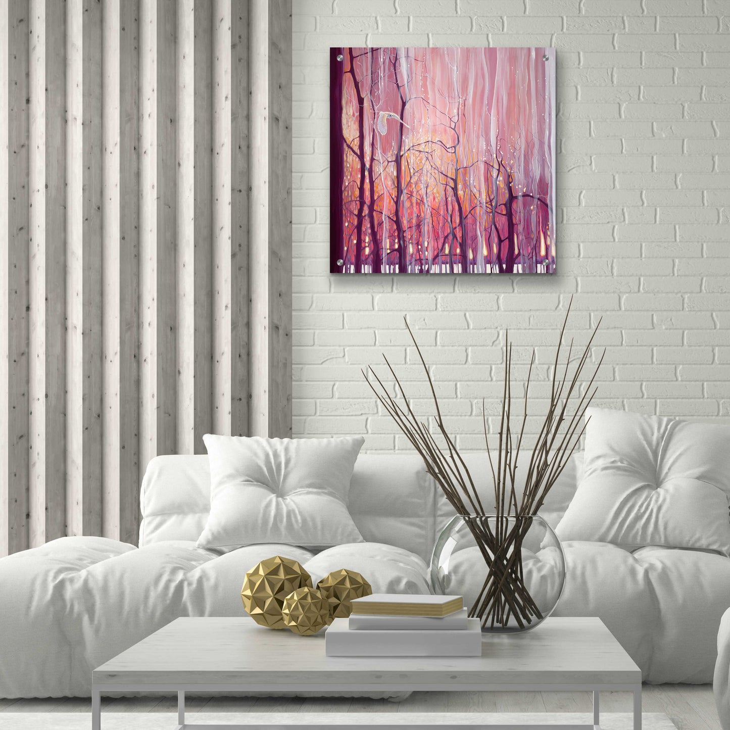 Epic Art 'Twilight Grace' by Gill Bustamante, Acrylic Glass Wall Art,24x24