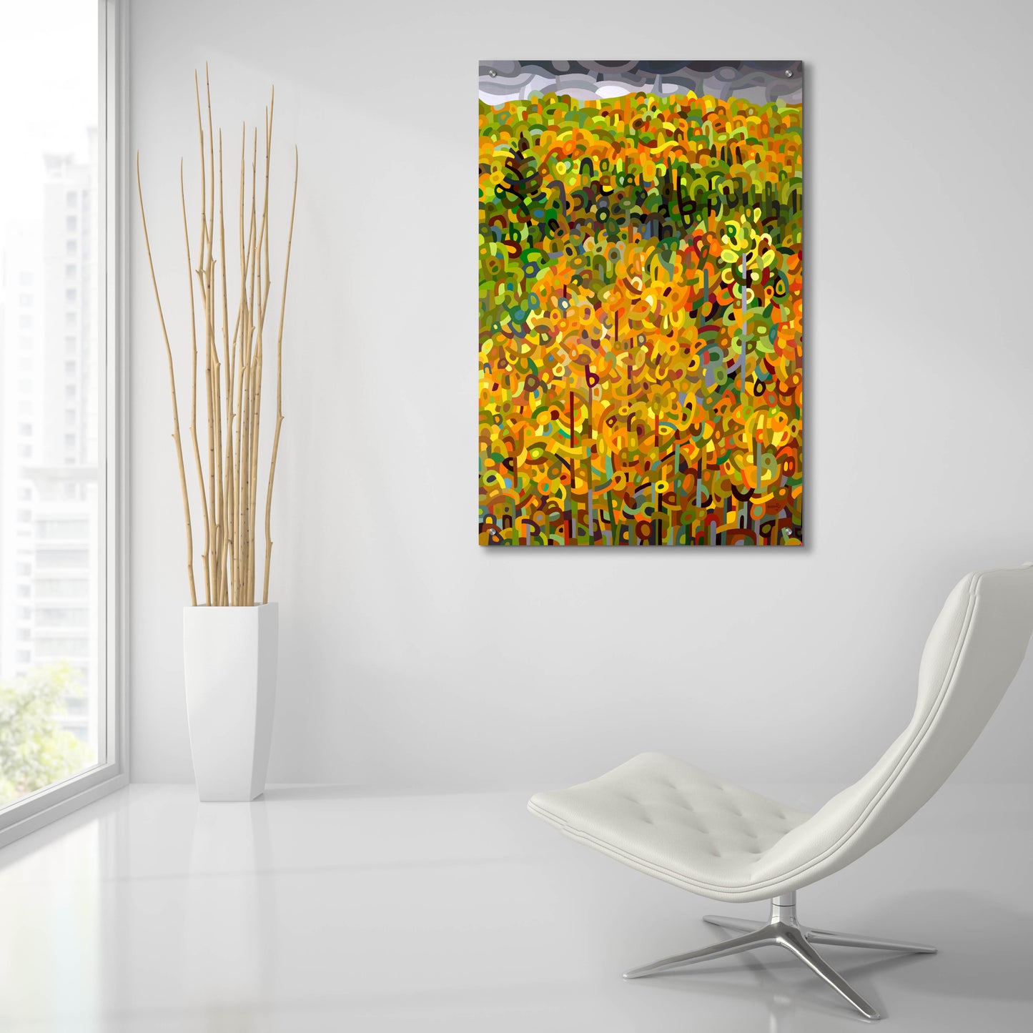 Epic Art 'Towards Autumn' by Mandy Budan, Acrylic Glass Wall Art,24x36