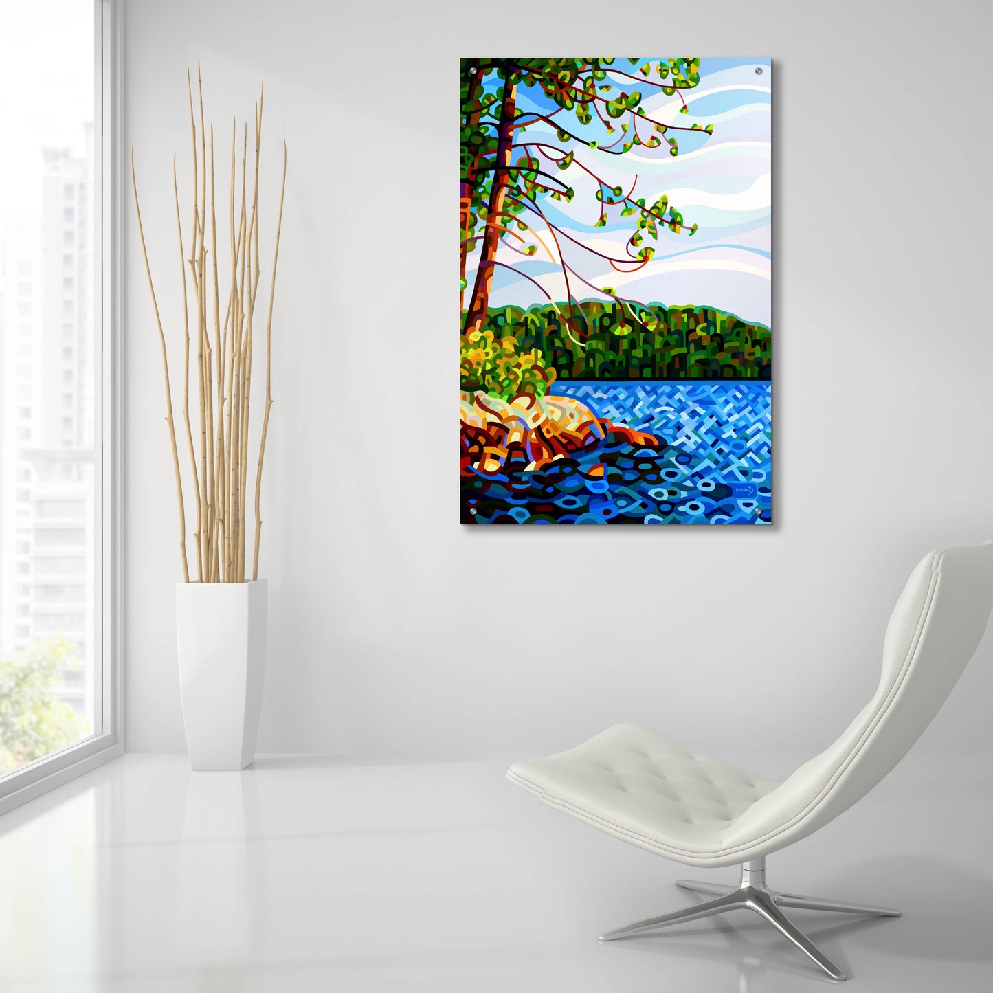 Epic Art 'View From Mazengah' by Mandy Budan, Acrylic Glass Wall Art,24x36