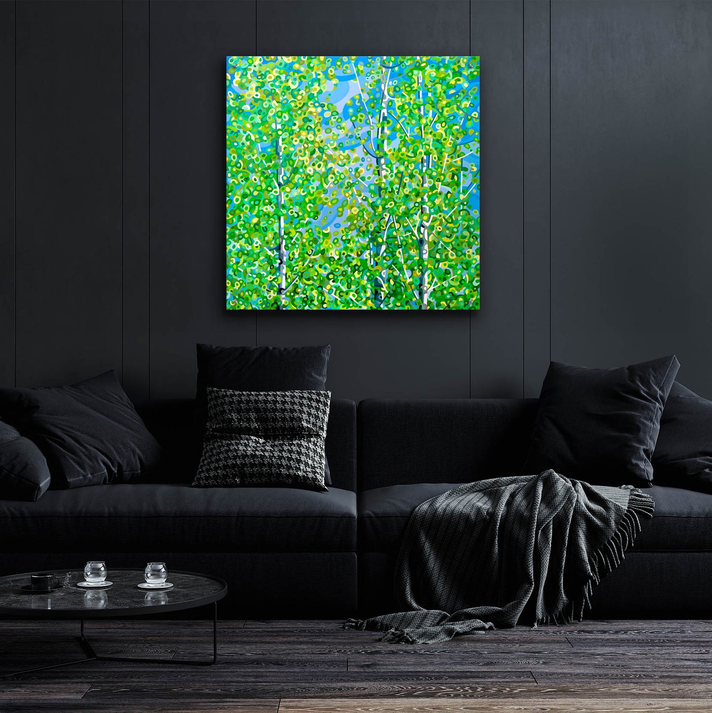 Epic Art 'Among Friends' by Mandy Budan, Acrylic Glass Wall Art,36x36