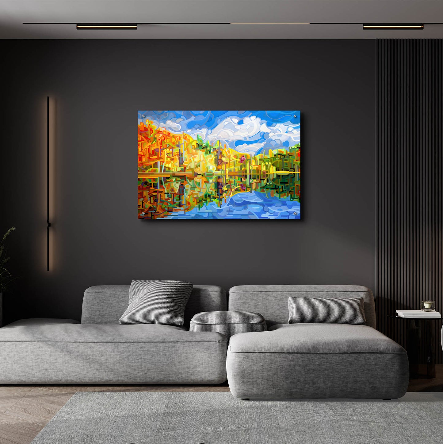 Epic Art 'Falling' by Mandy Budan, Acrylic Glass Wall Art,36x24