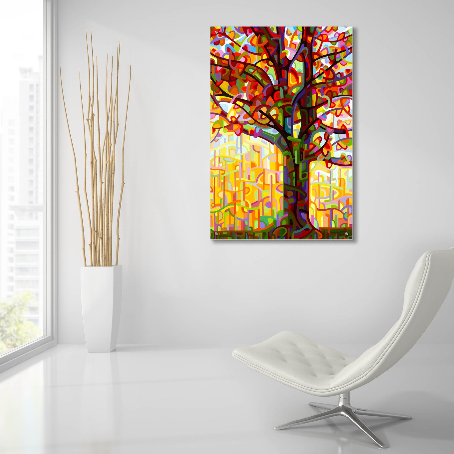 Epic Art 'Emperor' by Mandy Budan, Acrylic Glass Wall Art,24x36