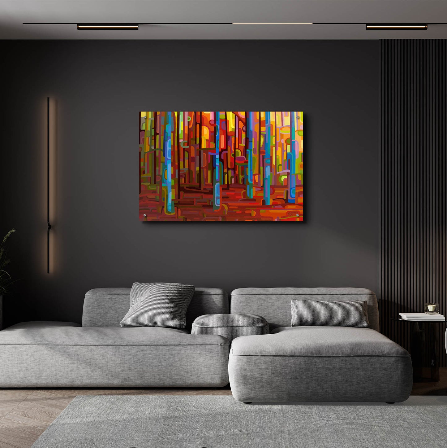Epic Art 'Promenade' by Mandy Budan, Acrylic Glass Wall Art,36x24