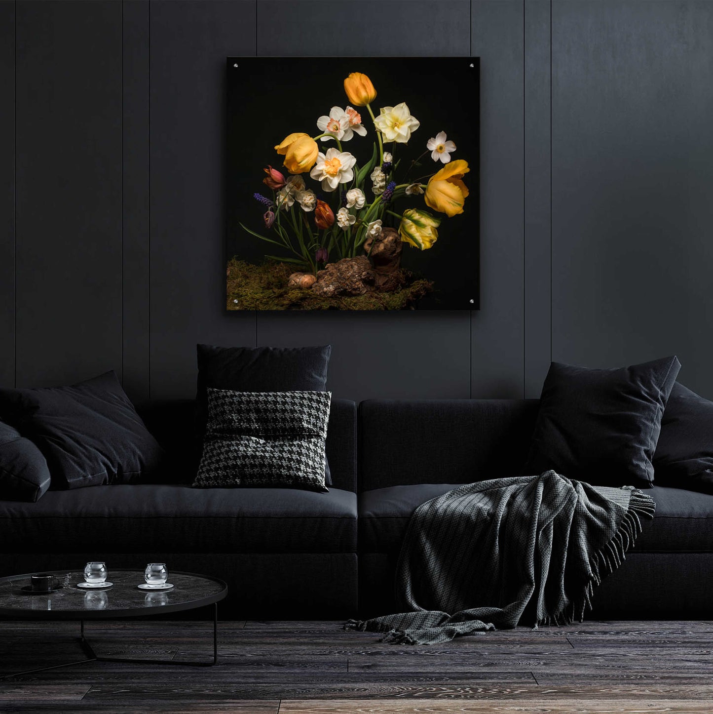 Epic Art 'An Ode to Spring' by Leah McLean, Acrylic Glass Wall Art,36x36