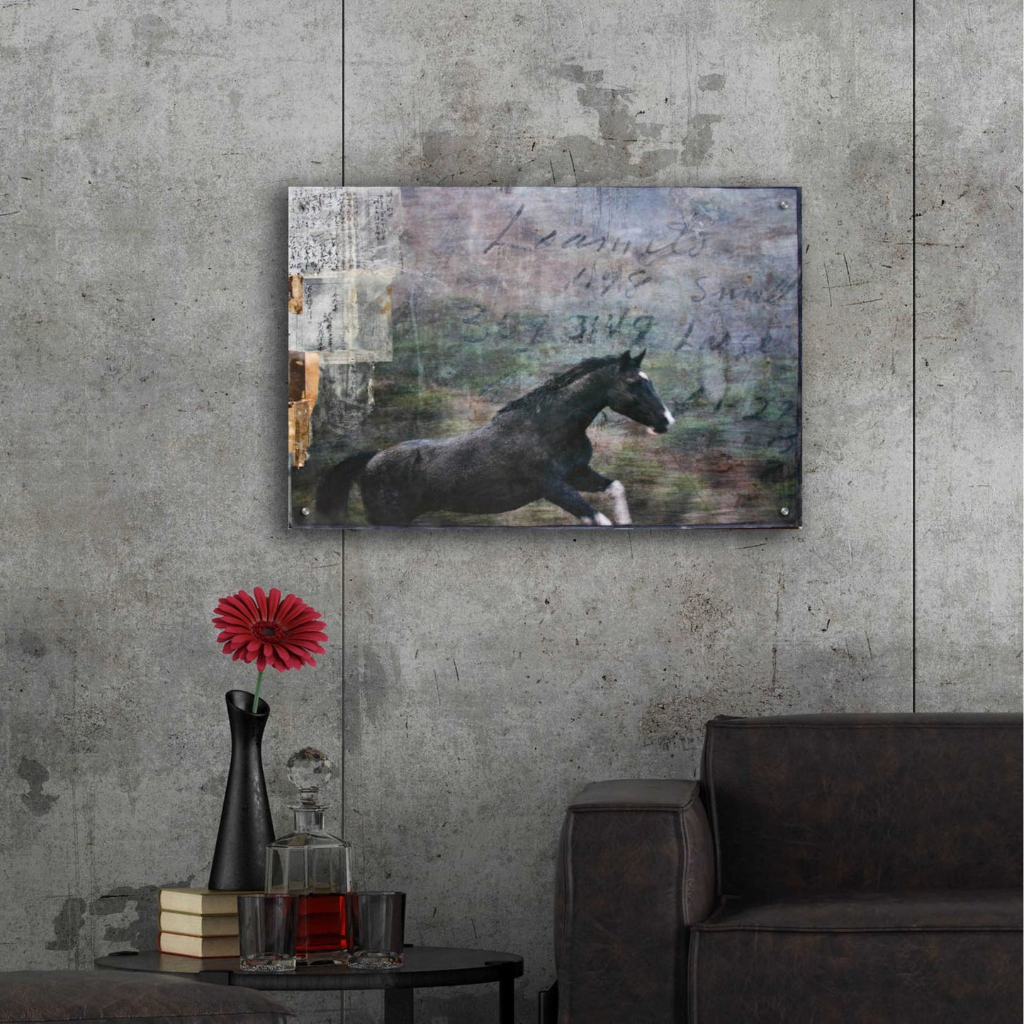 Epic Art 'Dogie' by Susan Friedman, Acrylic Glass Wall Art,36x24