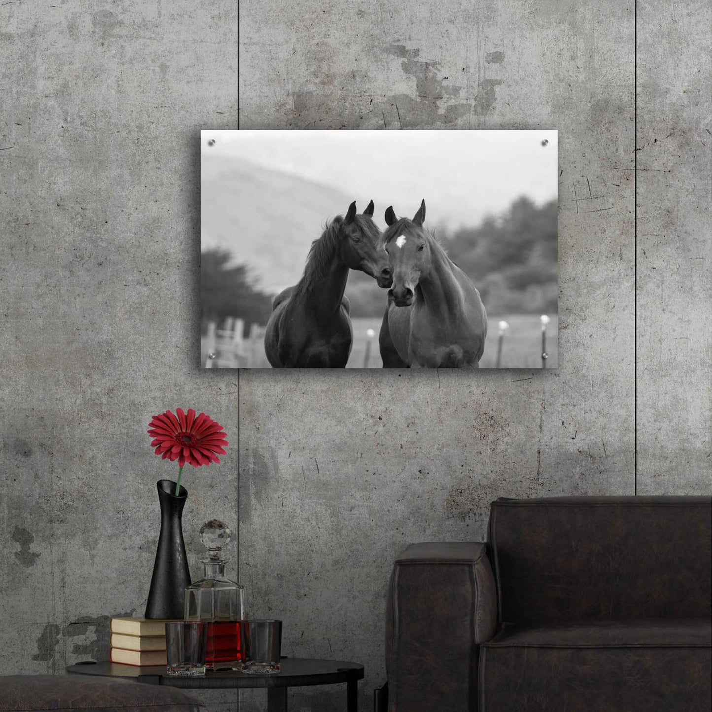 Epic Art 'Arabs' by Susan Friedman, Acrylic Glass Wall Art,36x24