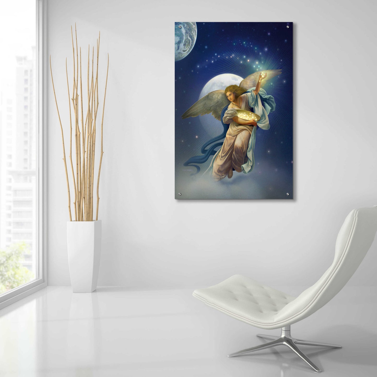 Epic Art 'Angel 2' by Dan Craig, Acrylic Glass Wall Art,24x36