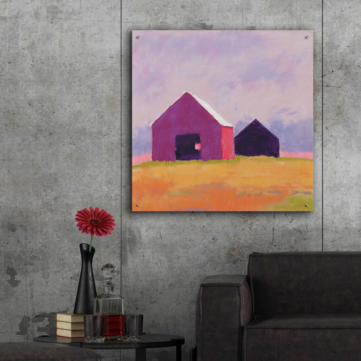 Epic Art 'A Softer Light' by Mike Kelly, Acrylic Glass Wall Art,36x36