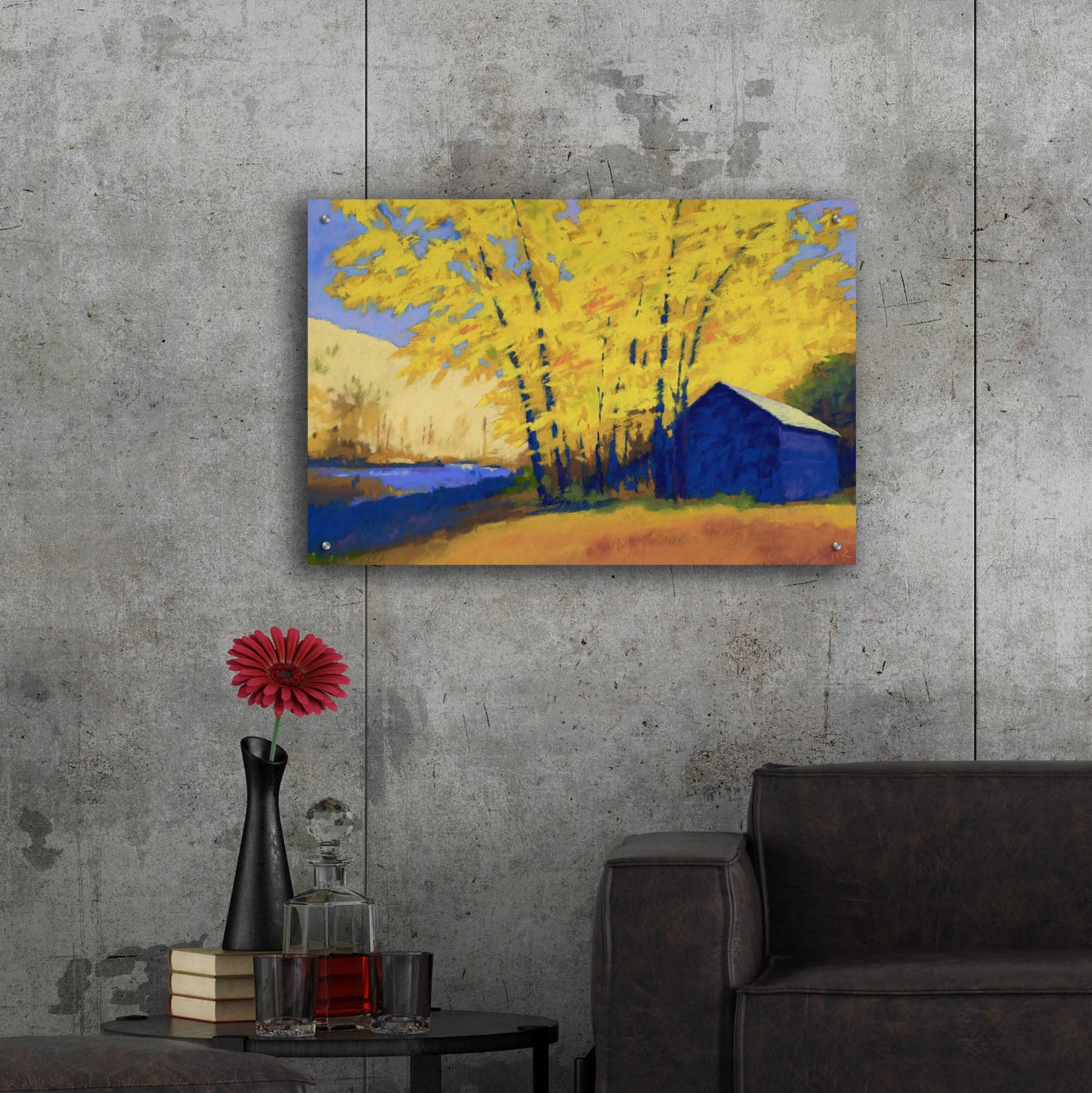 Epic Art 'Hartman’s Place' by Mike Kelly, Acrylic Glass Wall Art,36x24