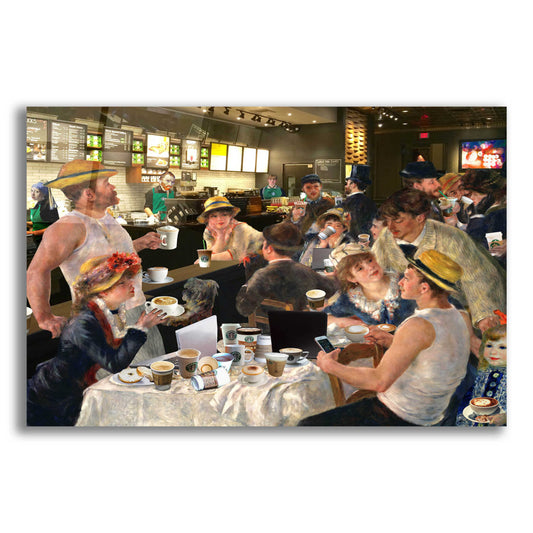 Epic Art 'Luncheon of the Cappuccino Party' by Barry Kite, Acrylic Glass Wall Art