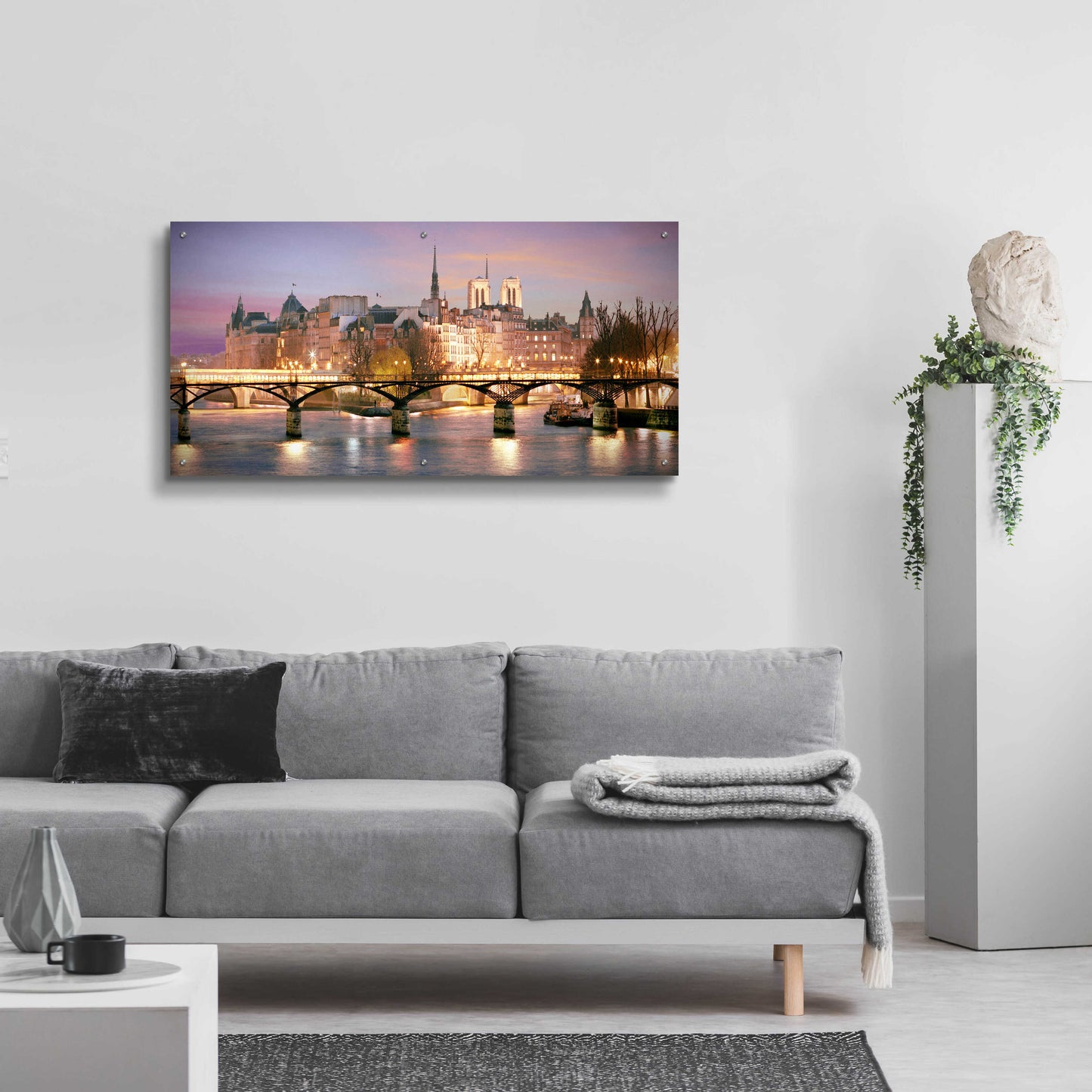 Epic Art 'Paris No. 501' by Alan Klug, Acrylic Glass Wall Art,48x24