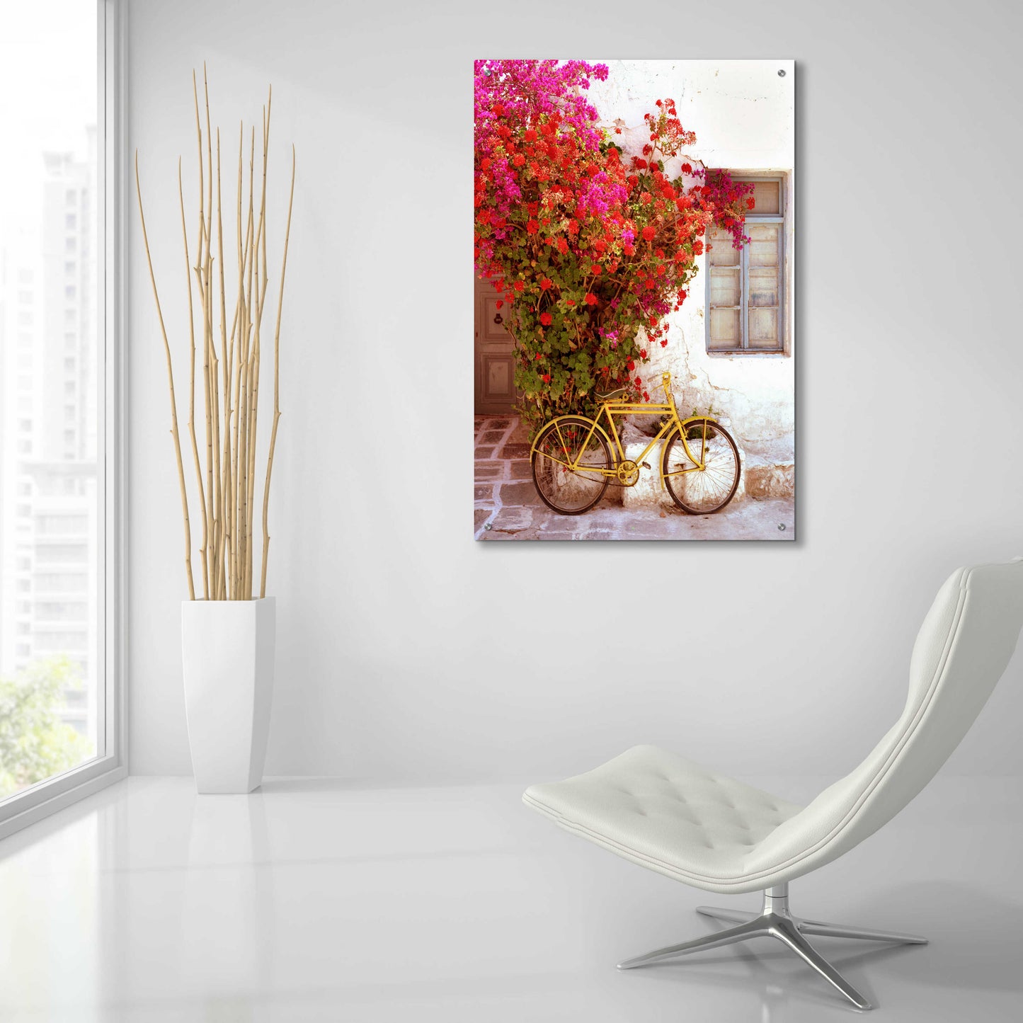 Epic Art 'Paros Greece' by Alan Klug, Acrylic Glass Wall Art,24x36