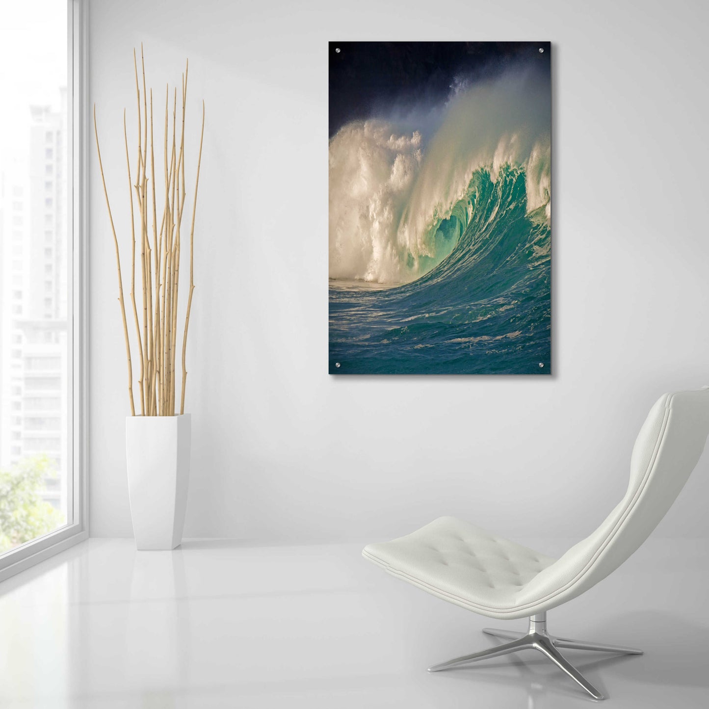 Epic Art 'Waimea Oahu' by Alan Klug, Acrylic Glass Wall Art,24x36