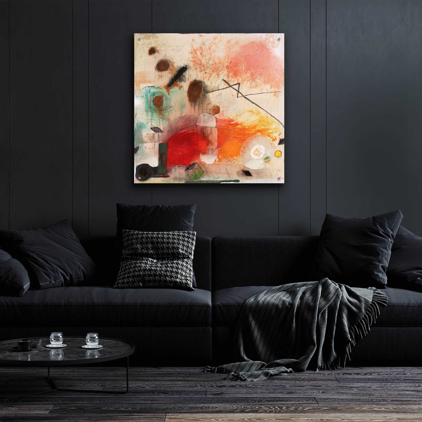 Epic Art 'Changed My Mind 1' by Aleah Koury, Acrylic Glass Wall Art,36x36