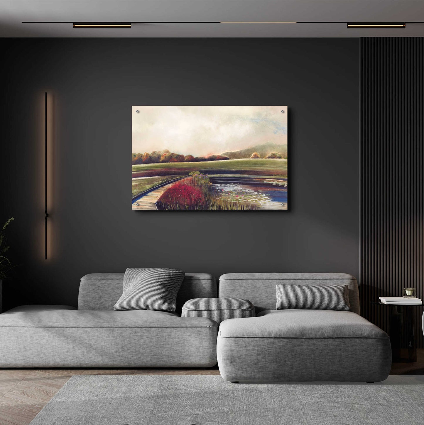 Epic Art 'Edge of Autumn' by Aleah Koury, Acrylic Glass Wall Art,36x24