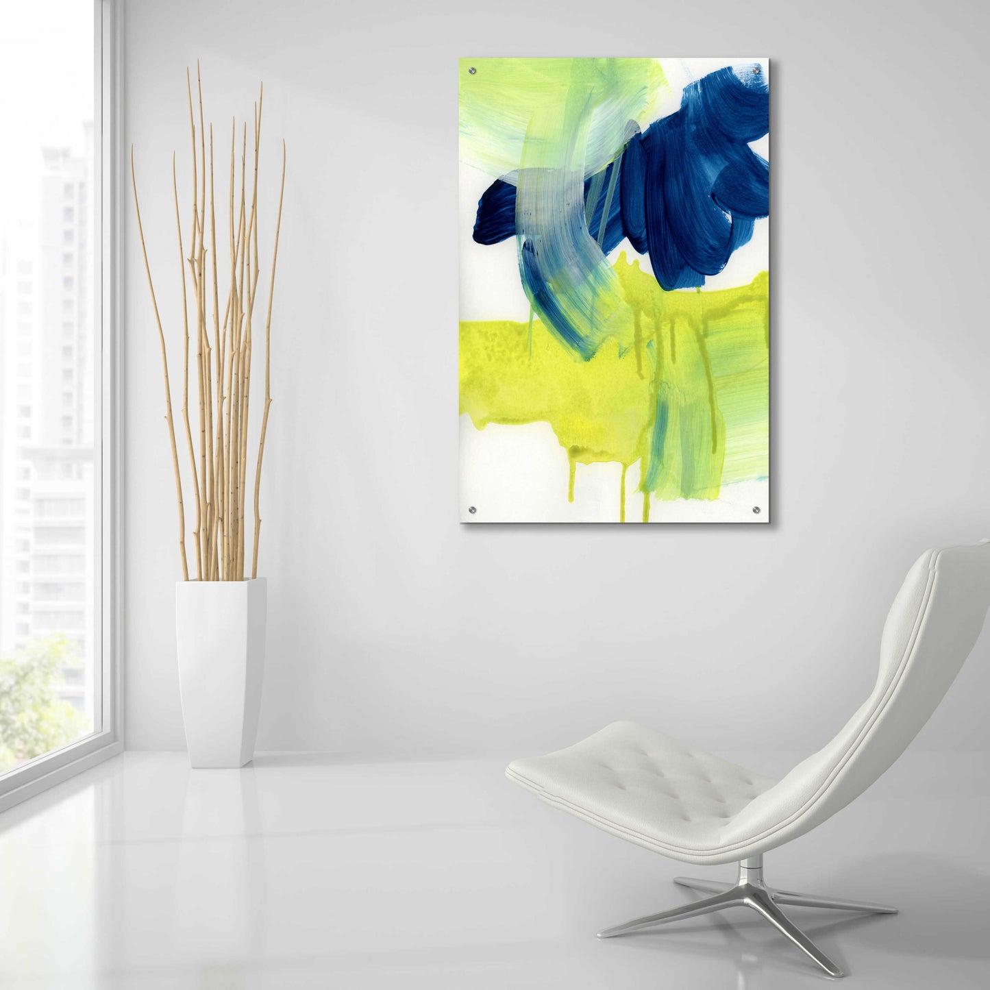 Epic Art 'Alla Prima 3' by Iris Lehnhardt, Acrylic Glass Wall Art,24x36