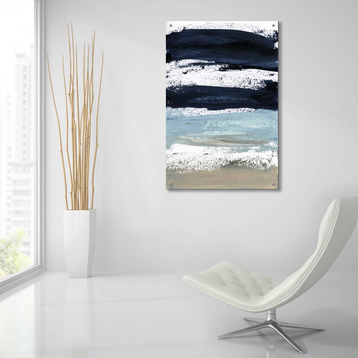 Epic Art 'Maritime' by Iris Lehnhardt, Acrylic Glass Wall Art,24x36
