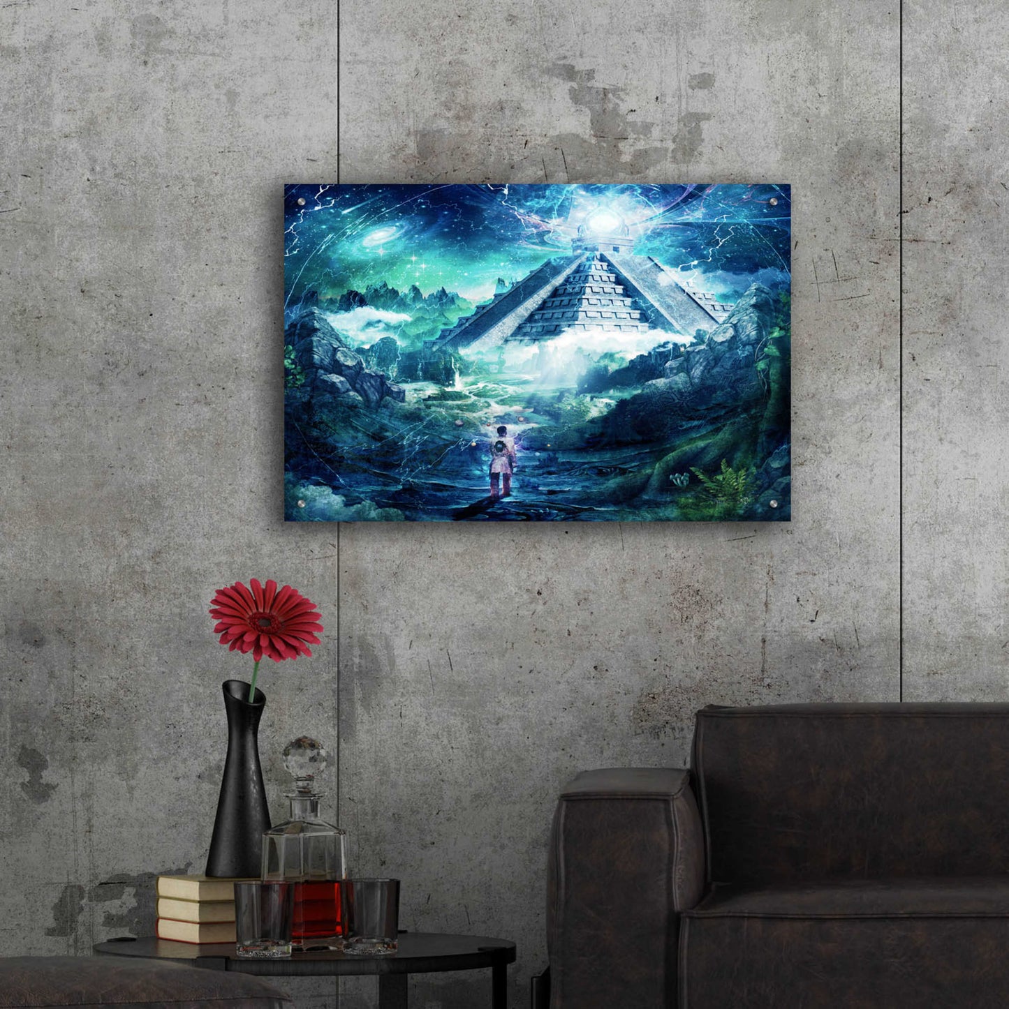 Epic Art 'Journey Through A Dream' by Cameron Gray, Acrylic Glass Wall Art,36x24