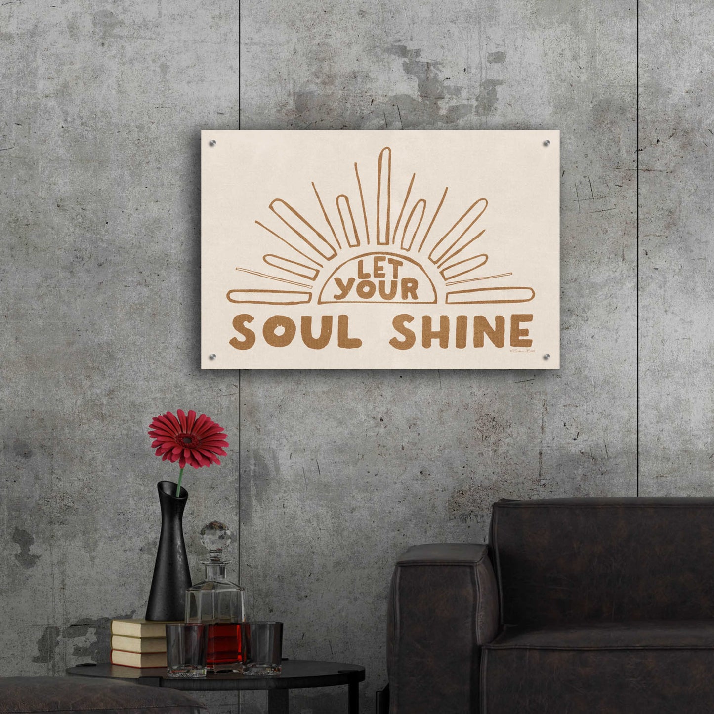 Epic Art 'Let Your Soul Shine 2' by Susan Ball, Acrylic Glass Wall Art,36x24
