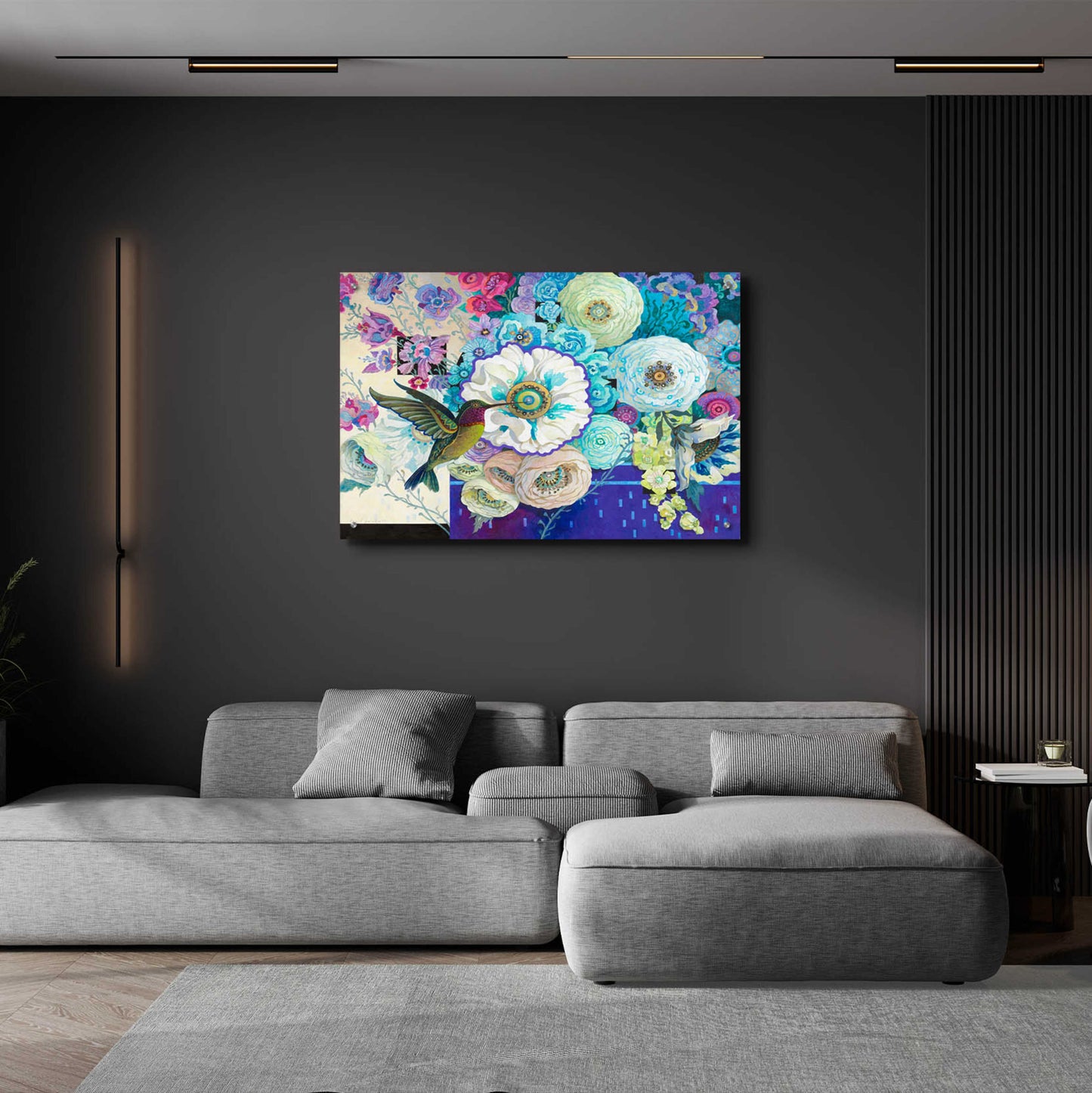 Epic Art 'Celebration Floral' by David Galchutt, Acrylic Glass Wall Art,36x24