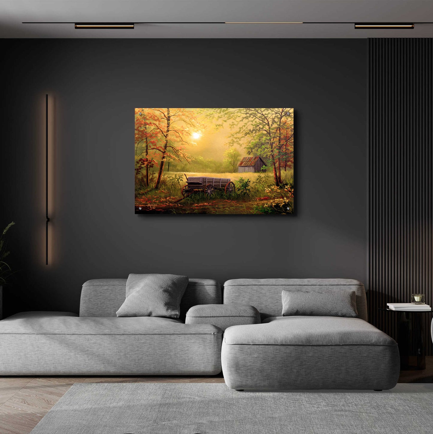 Epic Art 'Grandpas Wagon' by Gary Adams, Acrylic Glass Wall Art,36x24