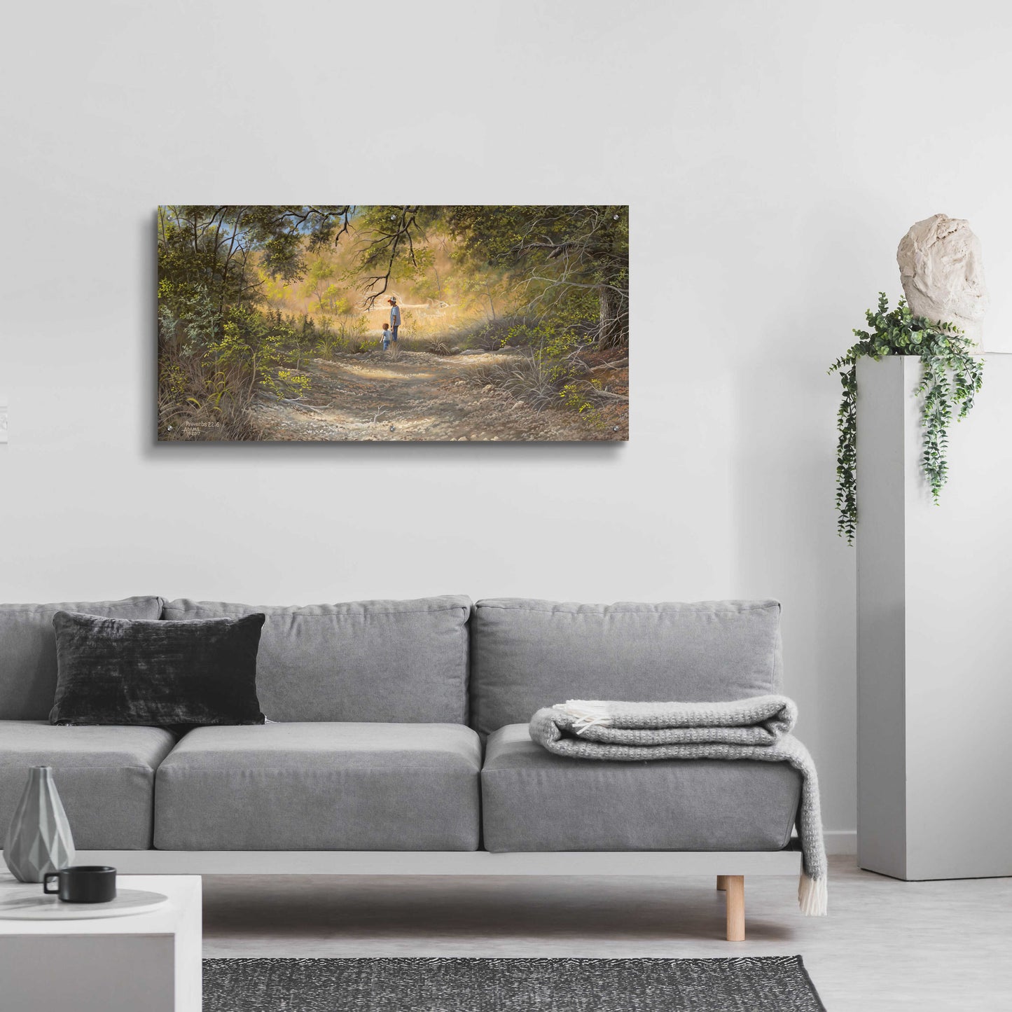 Epic Art 'Proverbs 22 6' by Gary Adams, Acrylic Glass Wall Art,48x24