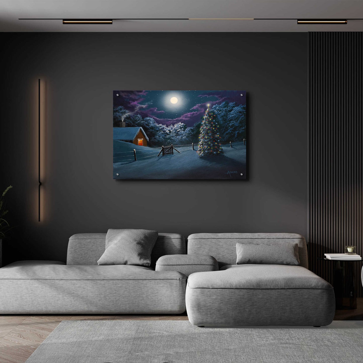 Epic Art 'Silent Night' by Gary Adams, Acrylic Glass Wall Art,36x24