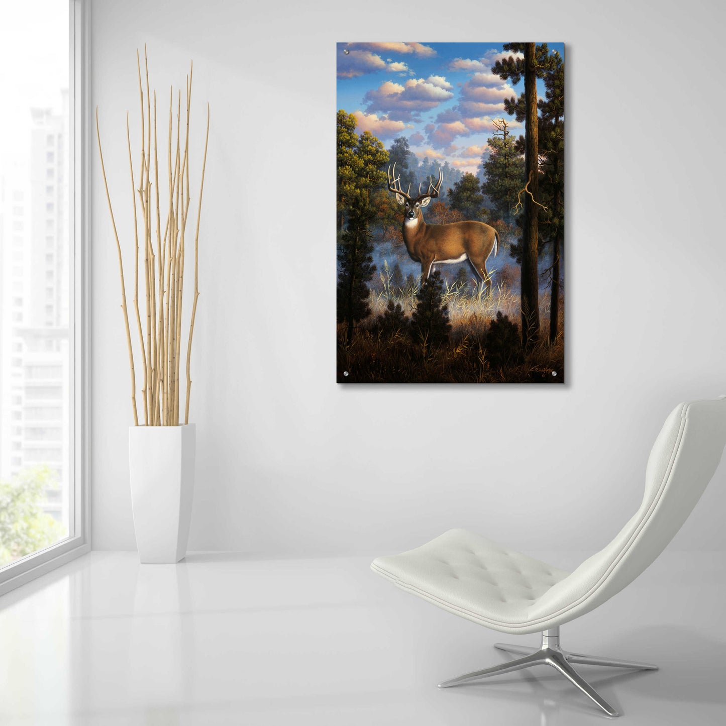 Epic Art 'Morning Light' by R. Hed, Acrylic Glass Wall Art,24x36