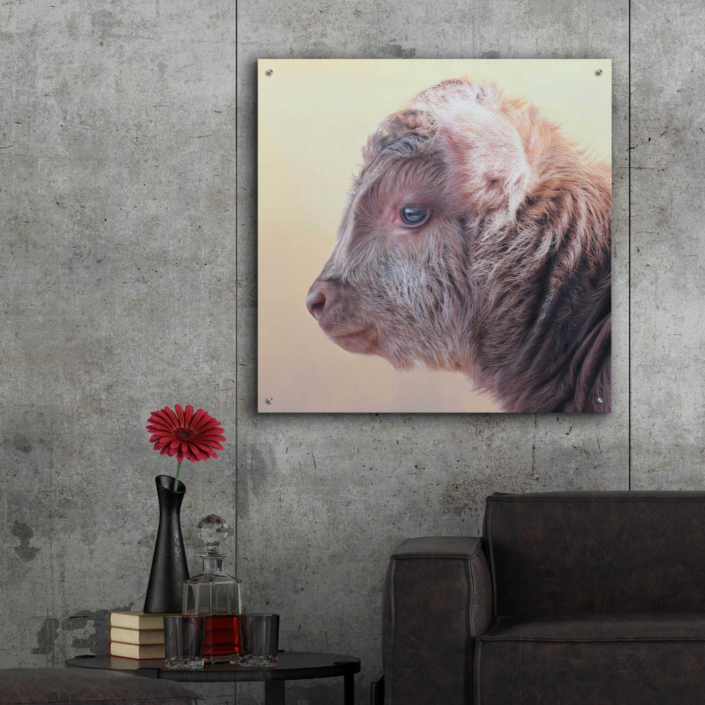 Epic Art 'Tilly' by Sam Dolman, Acrylic Glass Wall Art,36x36