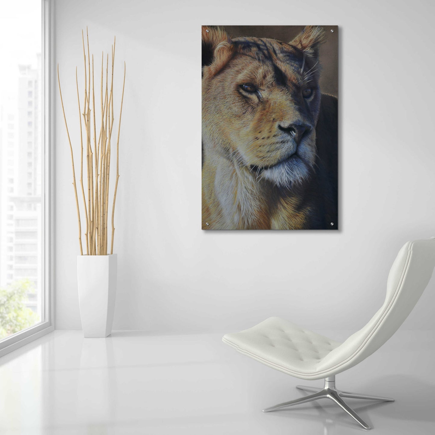 Epic Art 'Nia' by Sam Dolman, Acrylic Glass Wall Art,24x36