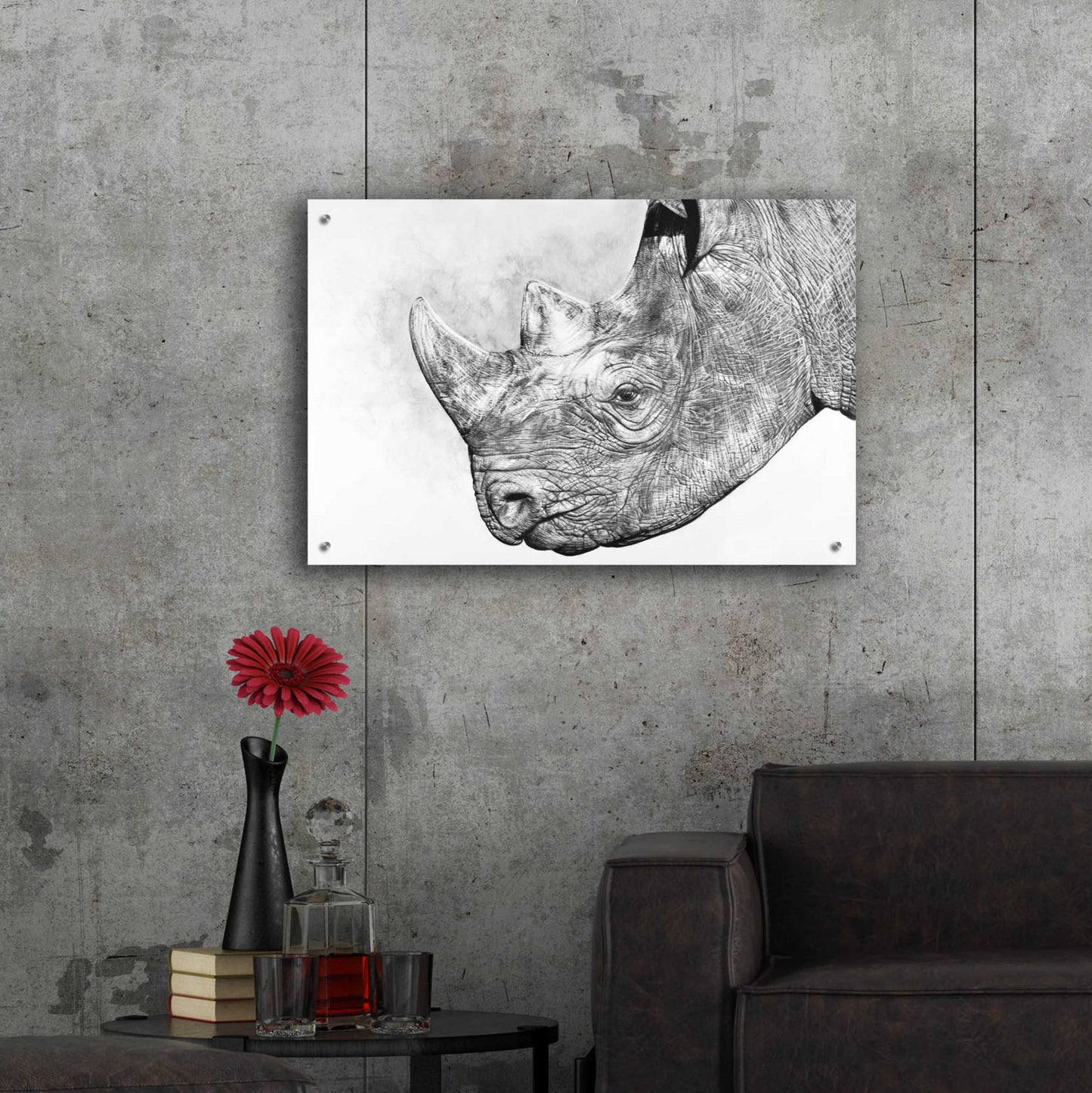 Epic Art 'Clara' by Sam Dolman, Acrylic Glass Wall Art,36x24