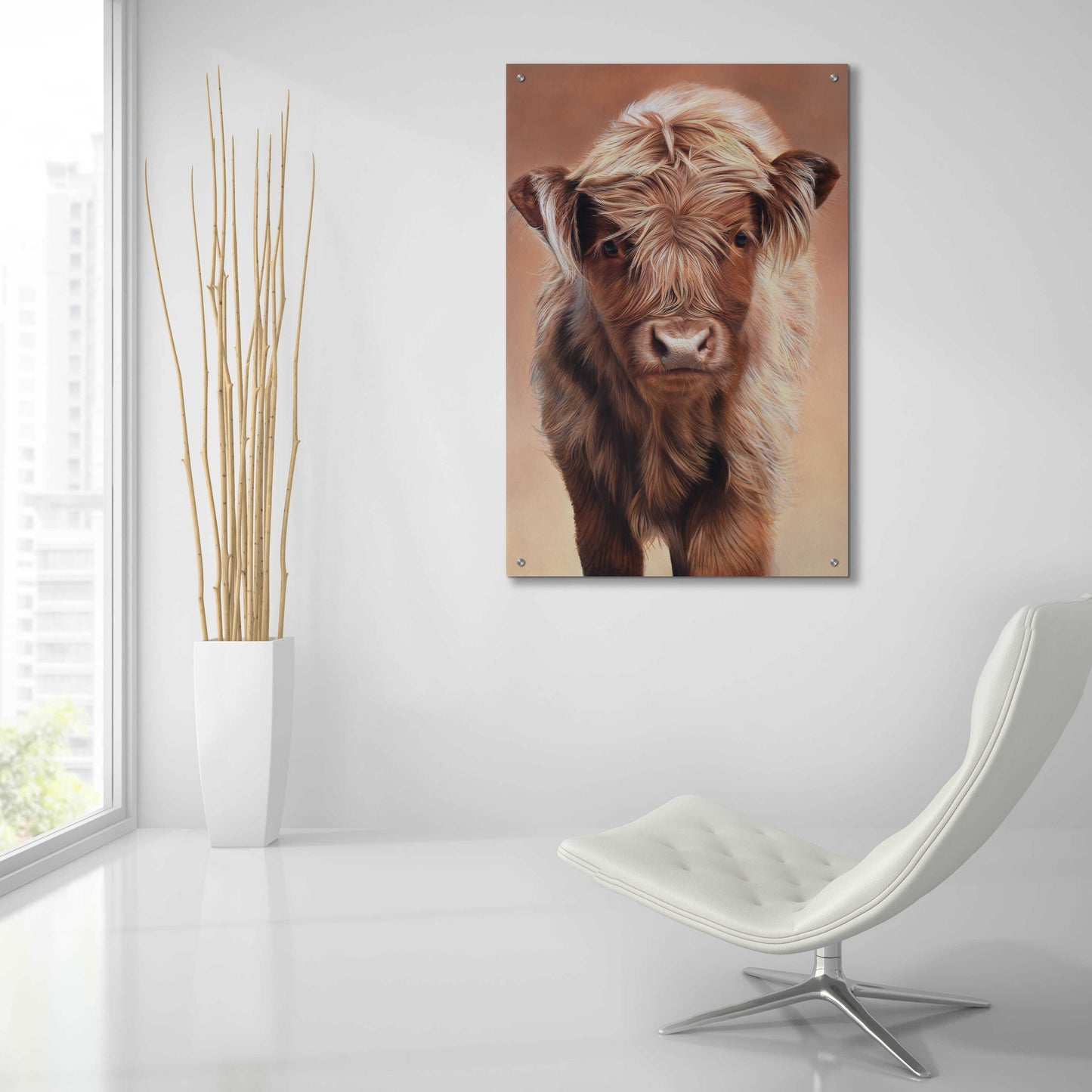 Epic Art 'Angus' by Sam Dolman, Acrylic Glass Wall Art,24x36